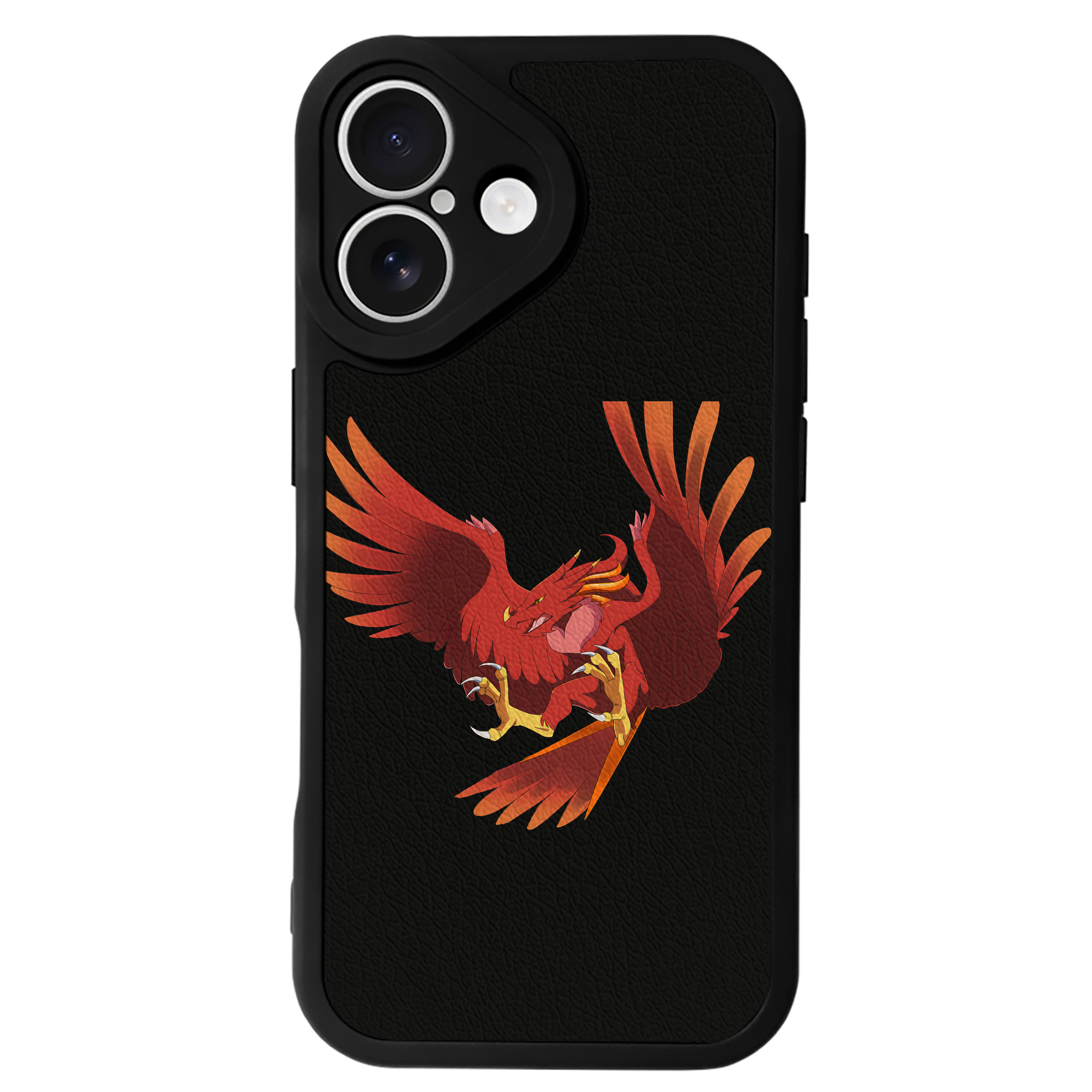 （画像用） Digimon デジタルモンスター/デジモン 【iPhone 16シリーズ対応】シリコンスマホケース（レザー調） 材質：シリコン
